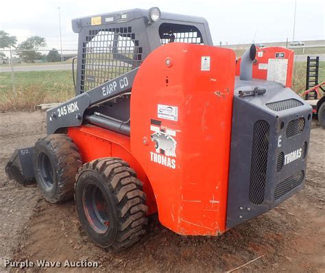 thomas 245 turbo skid steer|8000 lb thomas 245hdk.